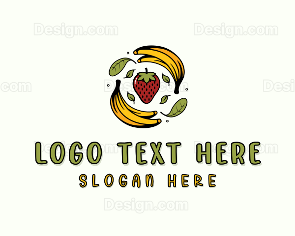 Organic Healthy Fruit Logo