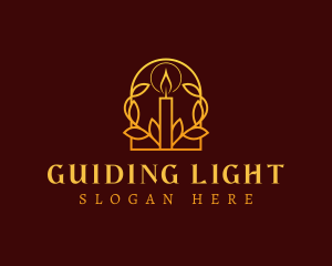 Elegant Candle Light logo design