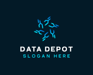 Artificial Intelligence Data logo design