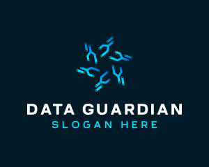 Artificial Intelligence Data logo design