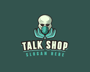 Alien Skull Esport logo design