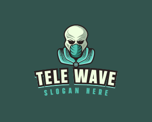 Alien Skull Esport logo design