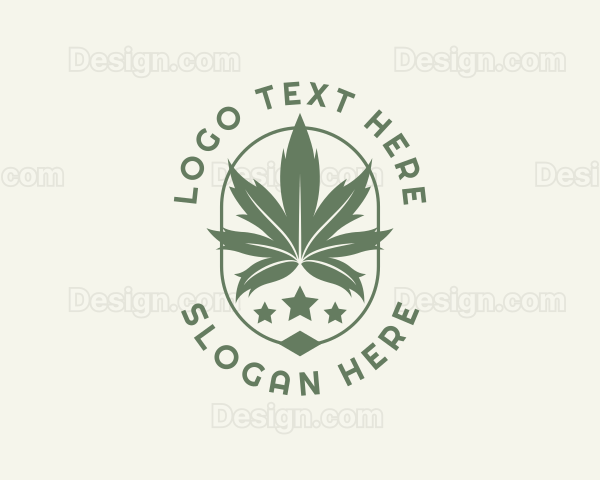 Marijuana Weed Plant Logo