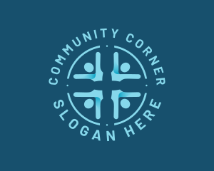 People Community Charity logo design