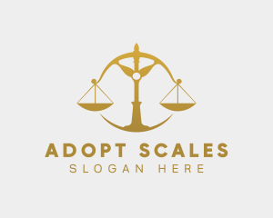 Law Scale Justice logo design