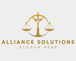 Law Scale Justice logo design