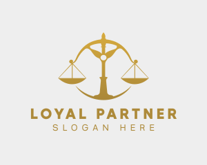 Law Scale Justice logo design