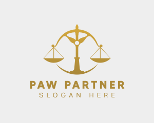 Law Scale Justice logo design