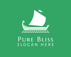 Viking Boat Ship logo