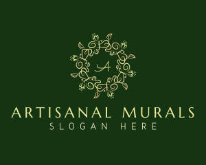 Floral Wellness Mandala logo design