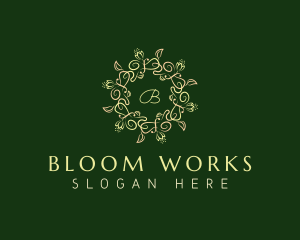 Floral Wellness Mandala logo design