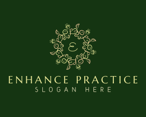 Floral Wellness Mandala logo design