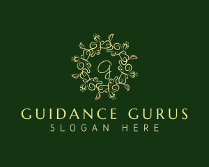 Floral Wellness Mandala logo design