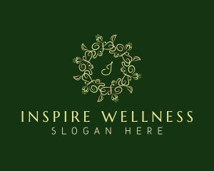 Floral Wellness Mandala logo design