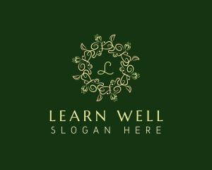 Floral Wellness Mandala logo design