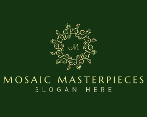 Floral Wellness Mandala logo design