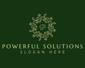 Floral Wellness Mandala logo design