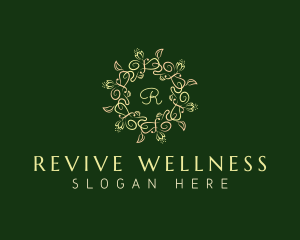 Floral Wellness Mandala logo design