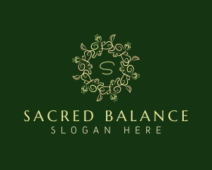 Floral Wellness Mandala logo design