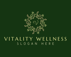 Floral Wellness Mandala logo