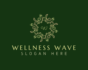 Floral Wellness Mandala logo design