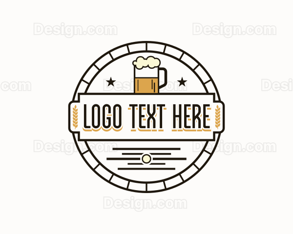 Beer Brewery Bar Logo