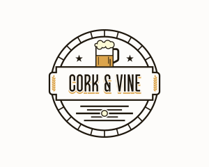 Beer Brewery Bar logo design