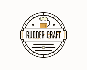 Beer Brewery Bar logo design