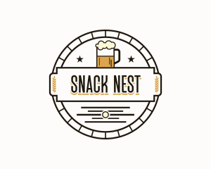 Beer Brewery Bar logo design