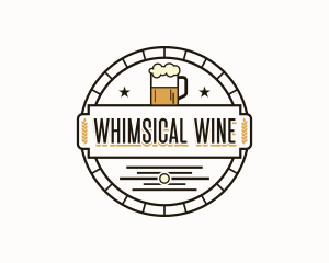 Beer Brewery Bar logo design