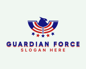 Eagle Patriotic  logo design