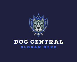 Bulldog Shield Guard logo design