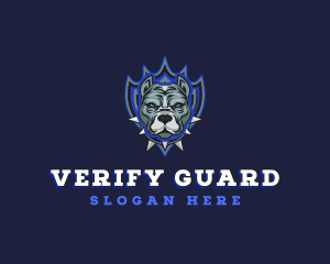 Bulldog Shield Guard logo design