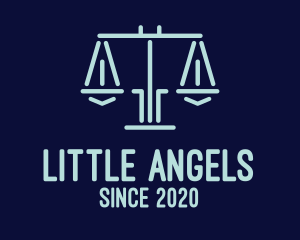 Legal Lawyer Attorney Scales logo design