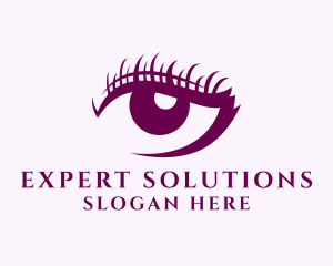 Cosmetic Eyelash Salon  logo design