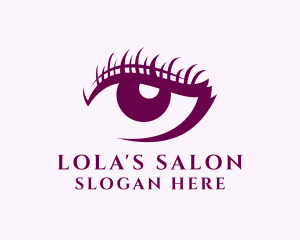 Cosmetic Eyelash Salon  logo design