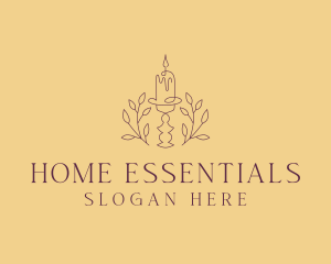 Candle Home Decor logo design