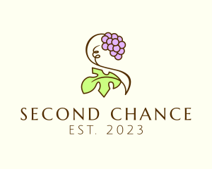 Grape Plant Vineyard logo design