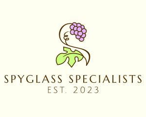 Grape Plant Vineyard logo design