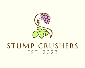 Grape Plant Vineyard logo design