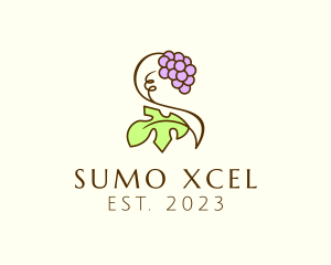 Grape Plant Vineyard logo design