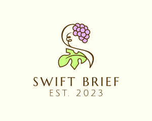 Grape Plant Vineyard logo design