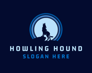Blue Moon Wolf logo