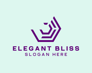 Purple Digital Hexagon logo