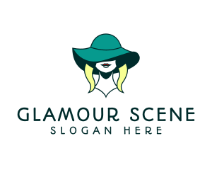 Female Fashion Hat logo