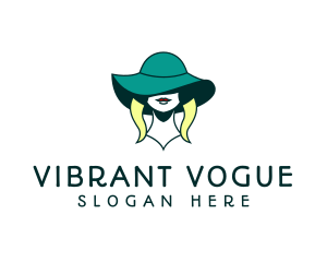 Female Fashion Hat logo