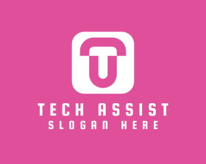 Tech Mobile App logo design