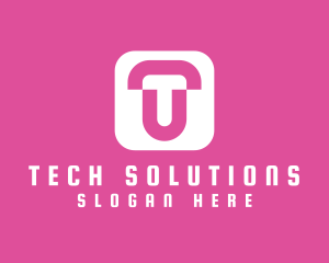 Tech Mobile App logo design