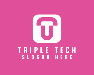 Tech Mobile App logo design