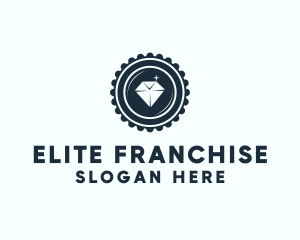 Diamond Jewelry Badge logo design